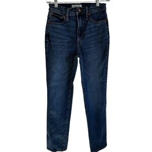 Madewell The Perfect Vintage Jean High Rise‎ Dark Wash Denim Womens Size 24